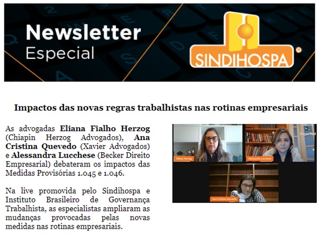 IMPACTOS DAS MEDIDAS PROVISÓRIAS 1.045 E 1.046 NAS ROTINAS EMPRESARIAIS